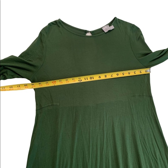 ASOS Green Long Sleeve Dress Size 8 - Picture 8 of 17